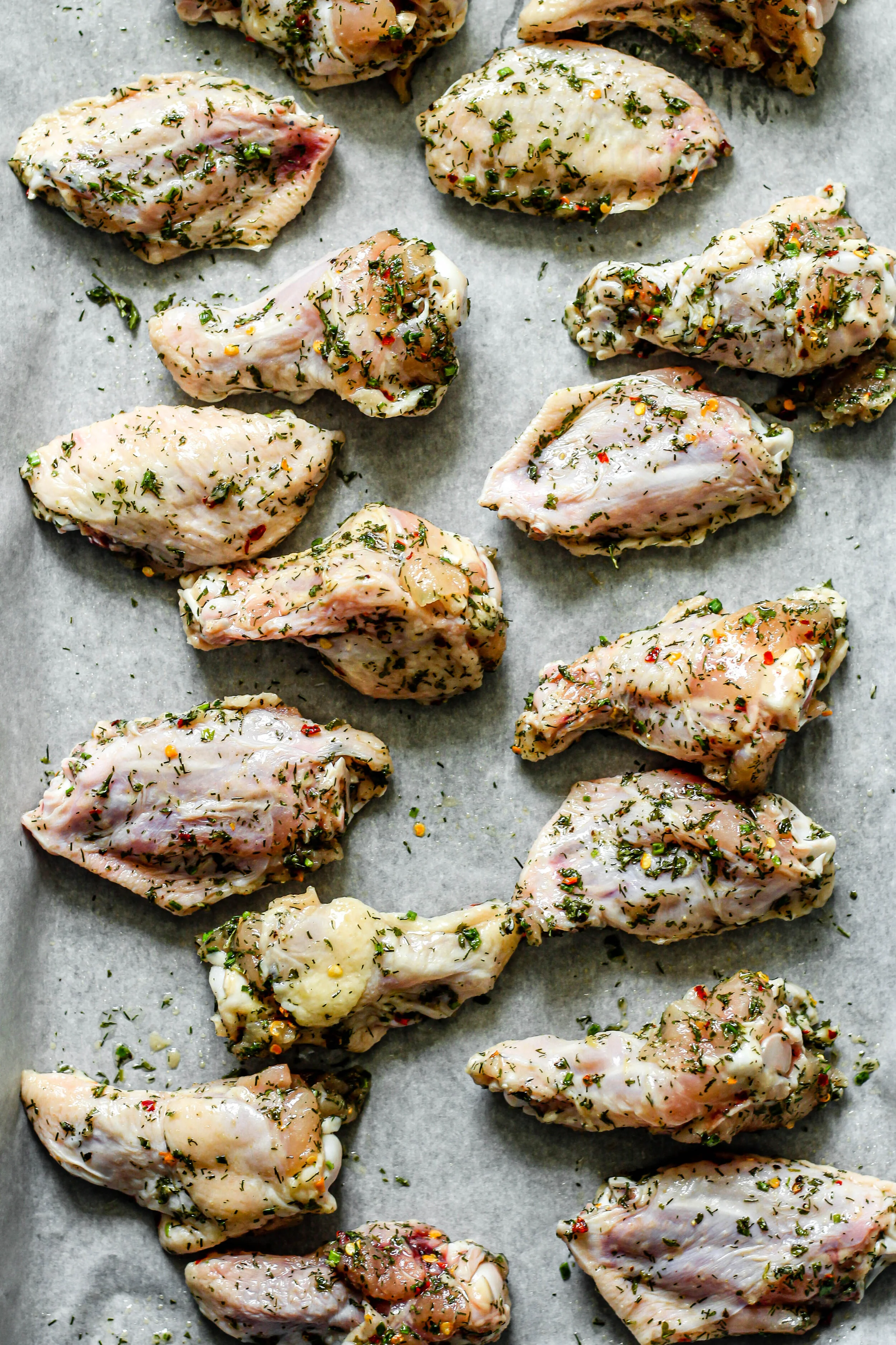 Crispy Baked Ranch Chicken Wings