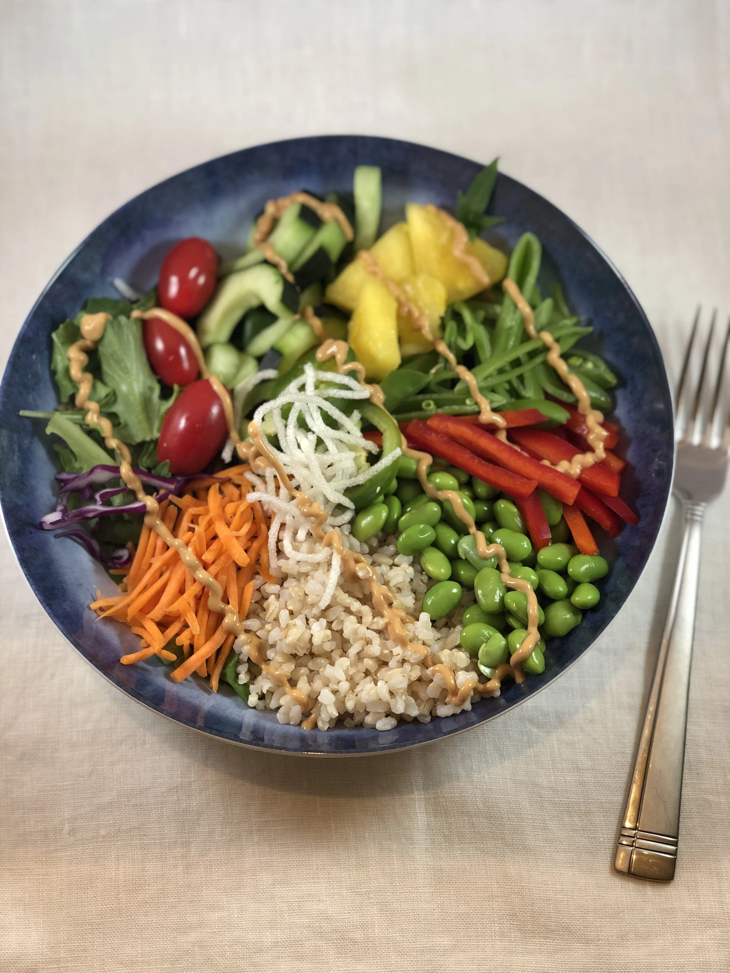 Asian Themed Grain Bowl