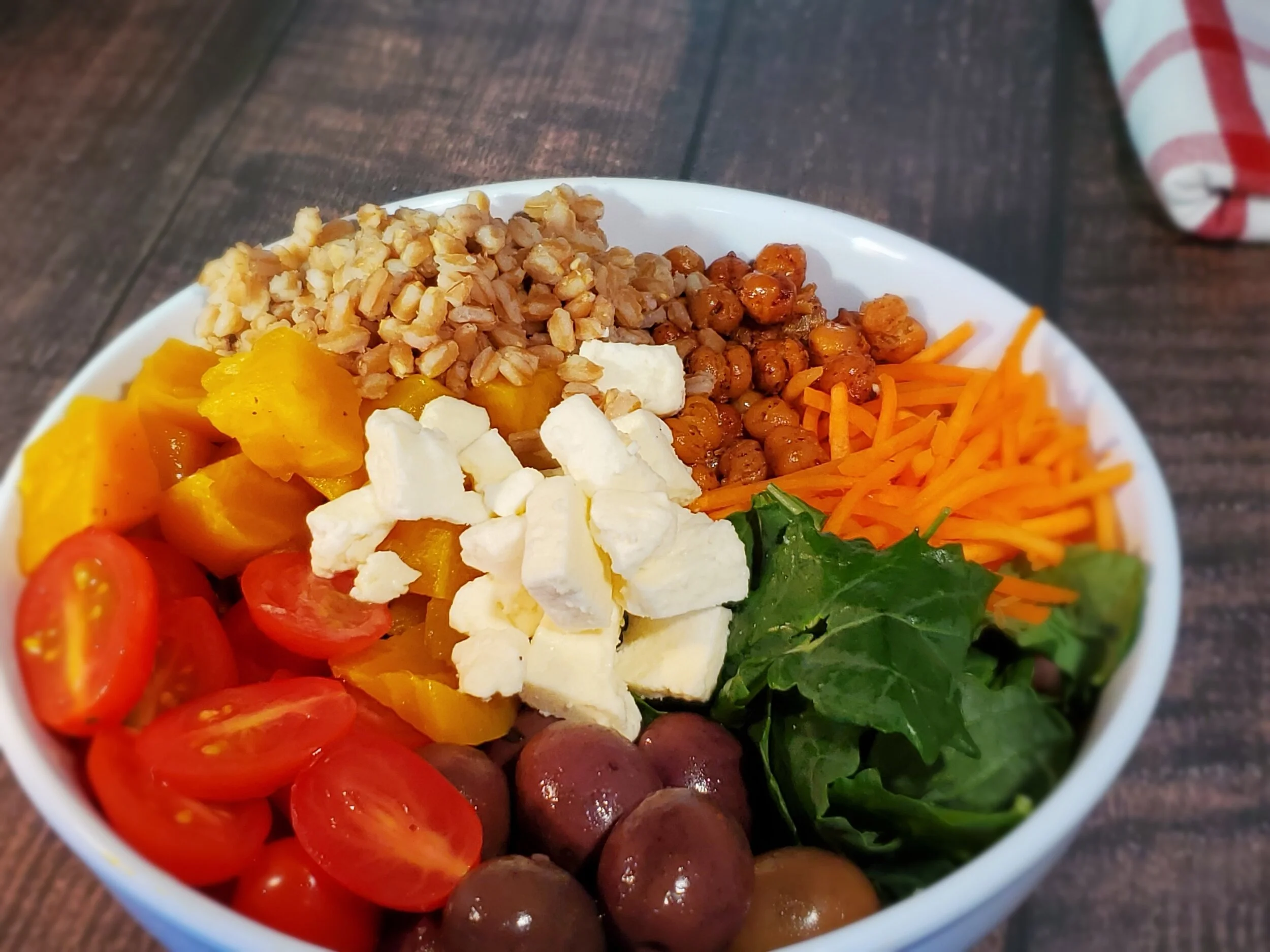 Mediterranean Grain Bowl, $10.00