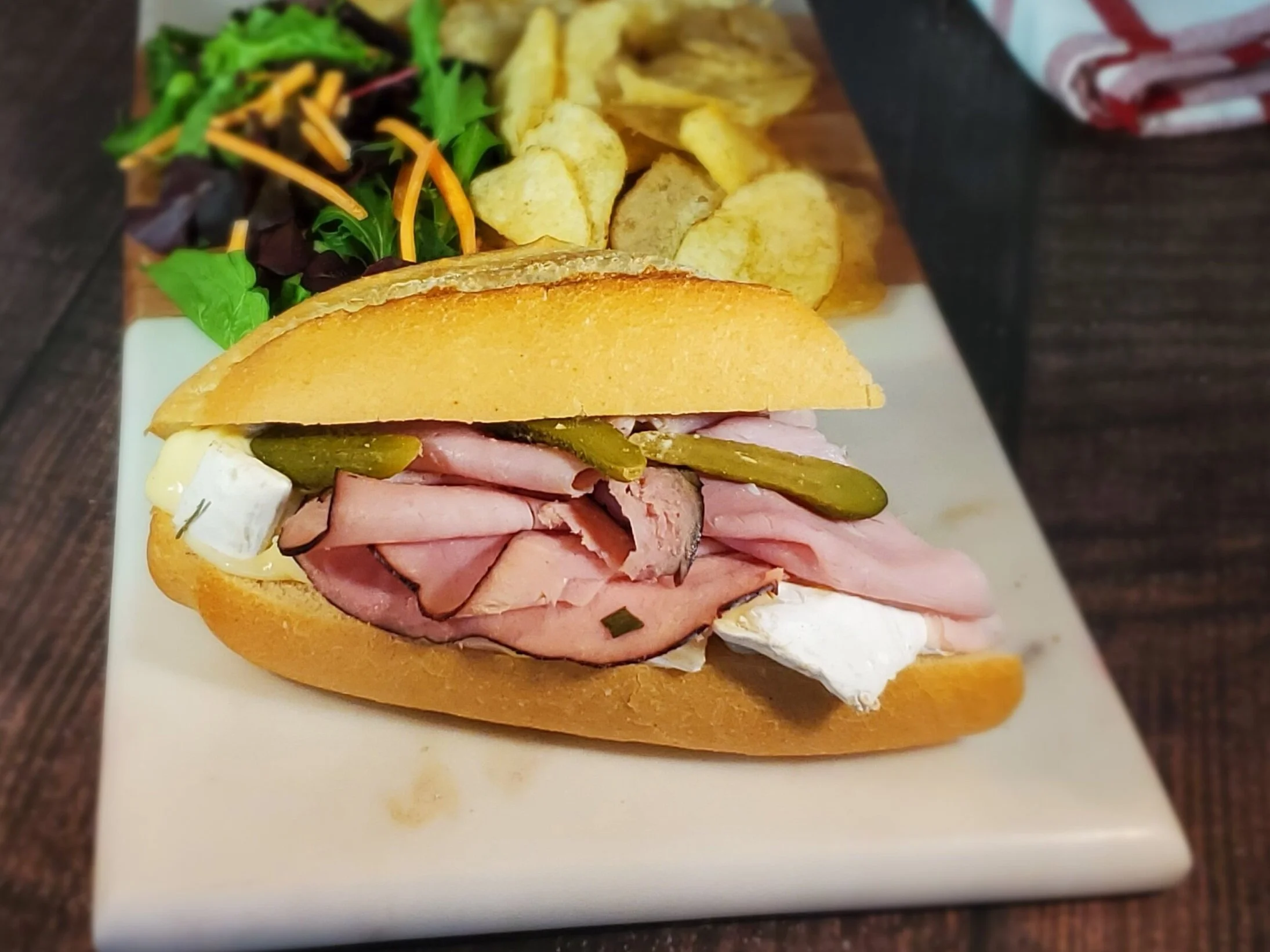 Jambon de Paris Sandwich, $10.00 — 2Forks