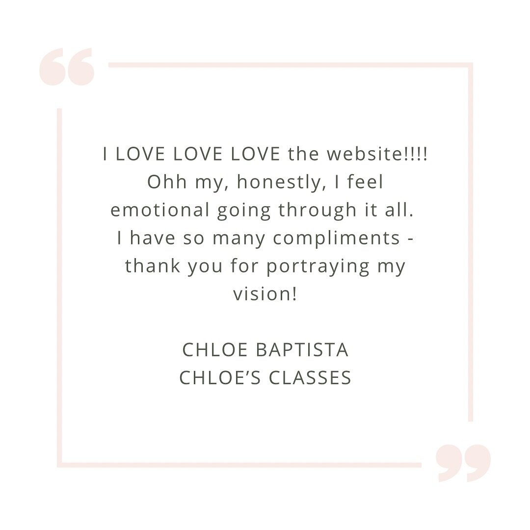 T H A N K S | Awww, a lovely recent testimonial from Chloe @chloes_classes who started her own Antenatal and Postnatal courses in Marlow. As most of our clients are small business owners we always feel so passionate about supporting them in their vis
