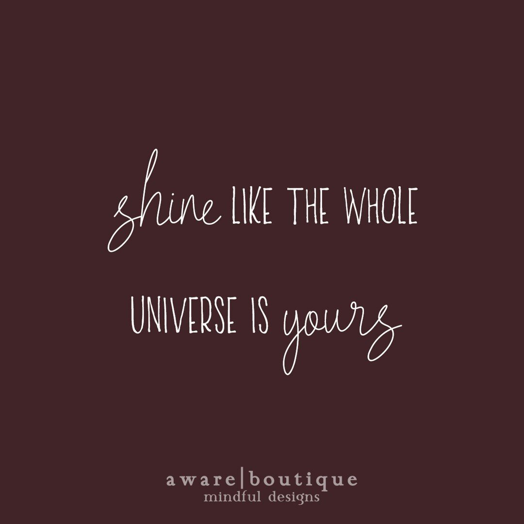 Shine on ✨⠀⠀⠀⠀⠀⠀⠀⠀⠀
&bull;⠀⠀⠀⠀⠀⠀⠀⠀⠀
&bull;⠀⠀⠀⠀⠀⠀⠀⠀⠀
&bull;⠀⠀⠀⠀⠀⠀⠀⠀⠀
#beaware #awareboutiquenyc #mindfuldesigns #awareness #mindfulness #setyourintention #powerofpositivity #makeawish #innerself #peacefulmind #selftalk #selfgrowth #thinkpositive #self