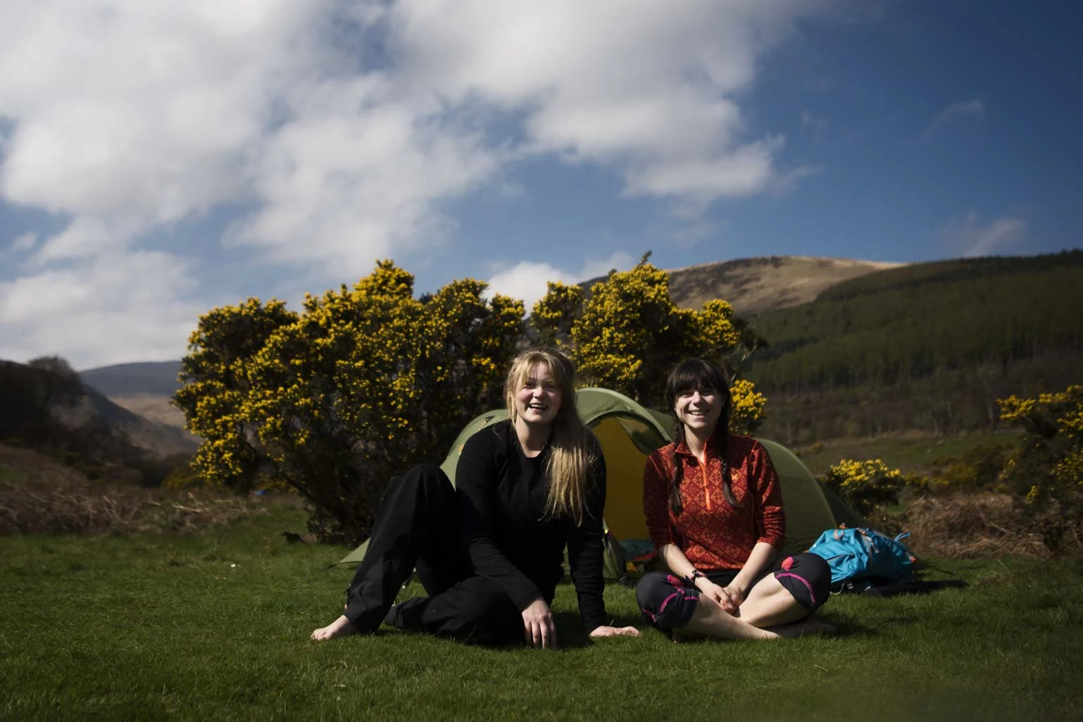 Wild Camping at Glen Rosa.