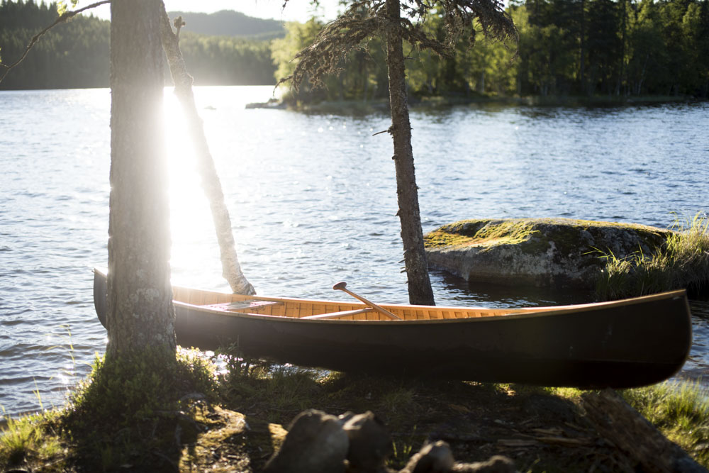 Canvas canoe