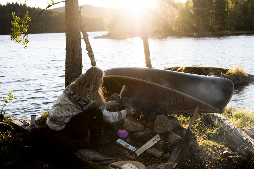 Camp fire cooking