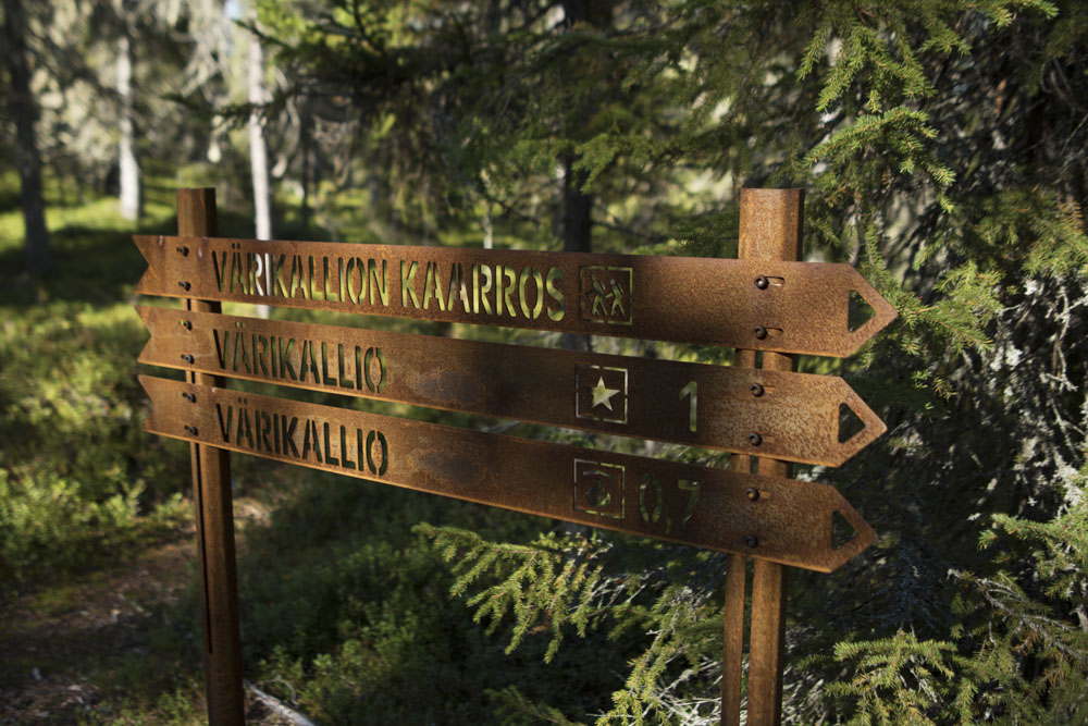 Well marked paths