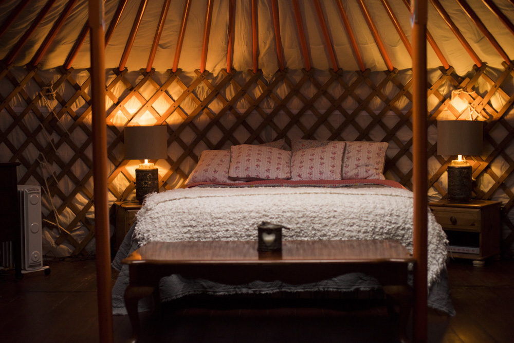 Comfortable camping
