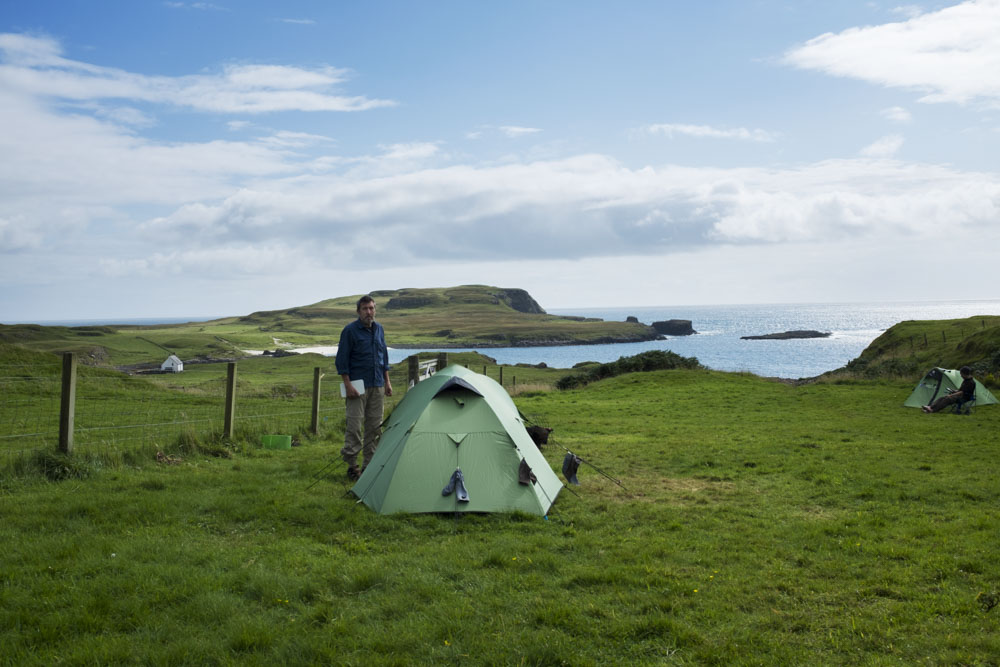 Camping with a view