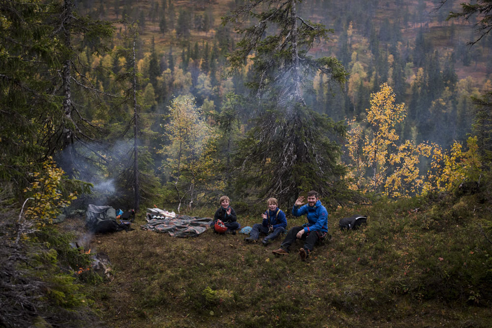 Coffee fire & picnic