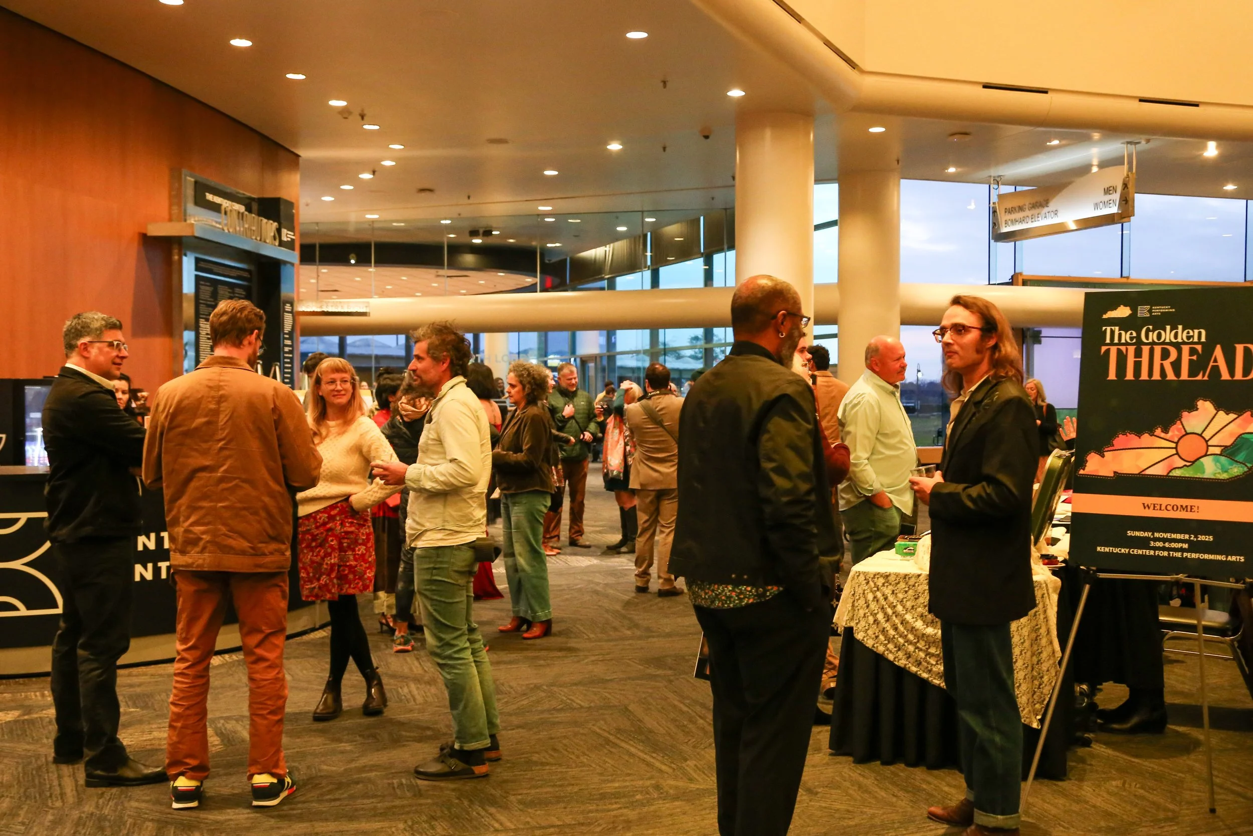  The Golden Thread 2025 reception. Photo by Hannah Almon Matangos. 
