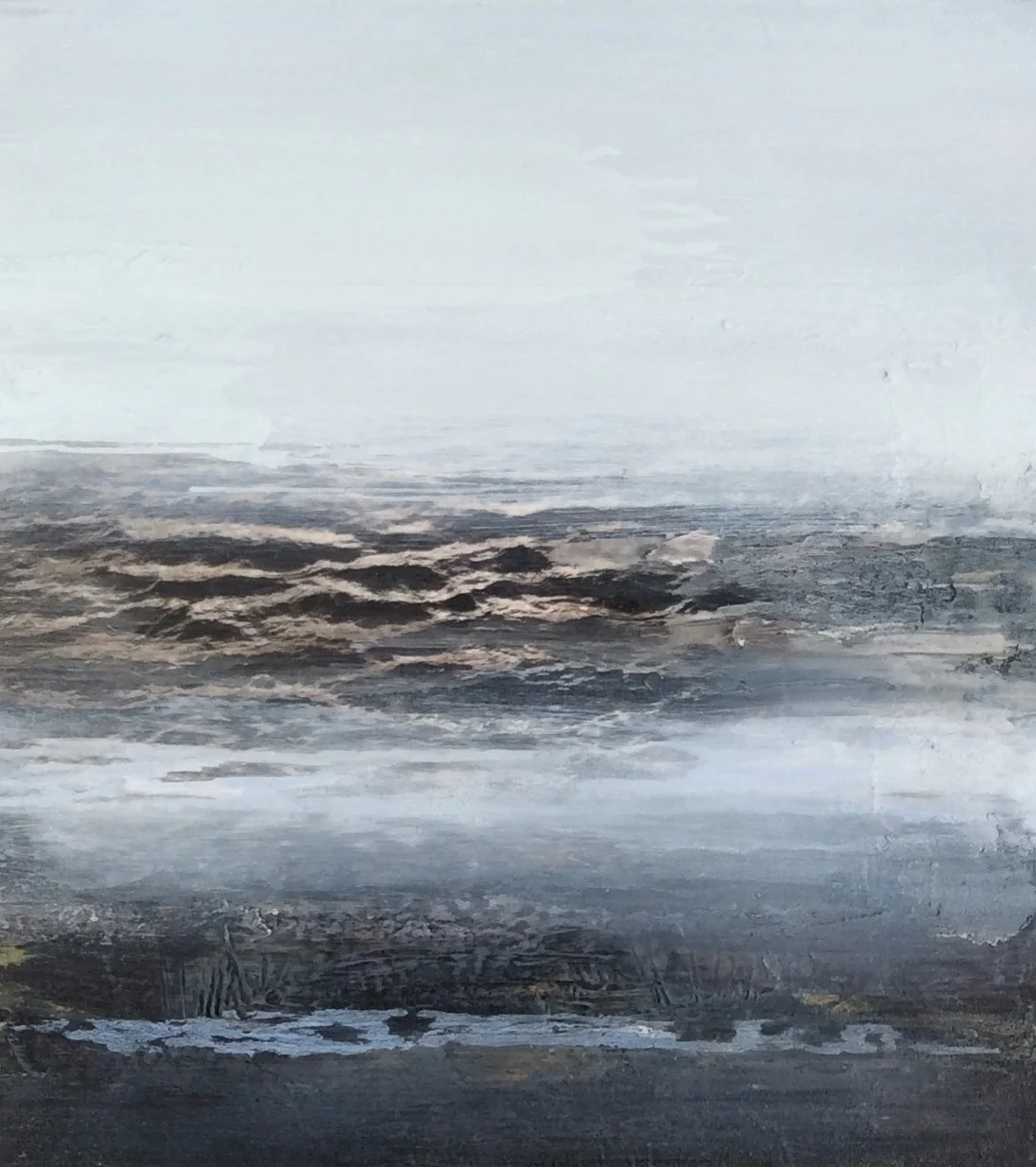 Tide Study | 48cm x 53cm Oil on Canvas