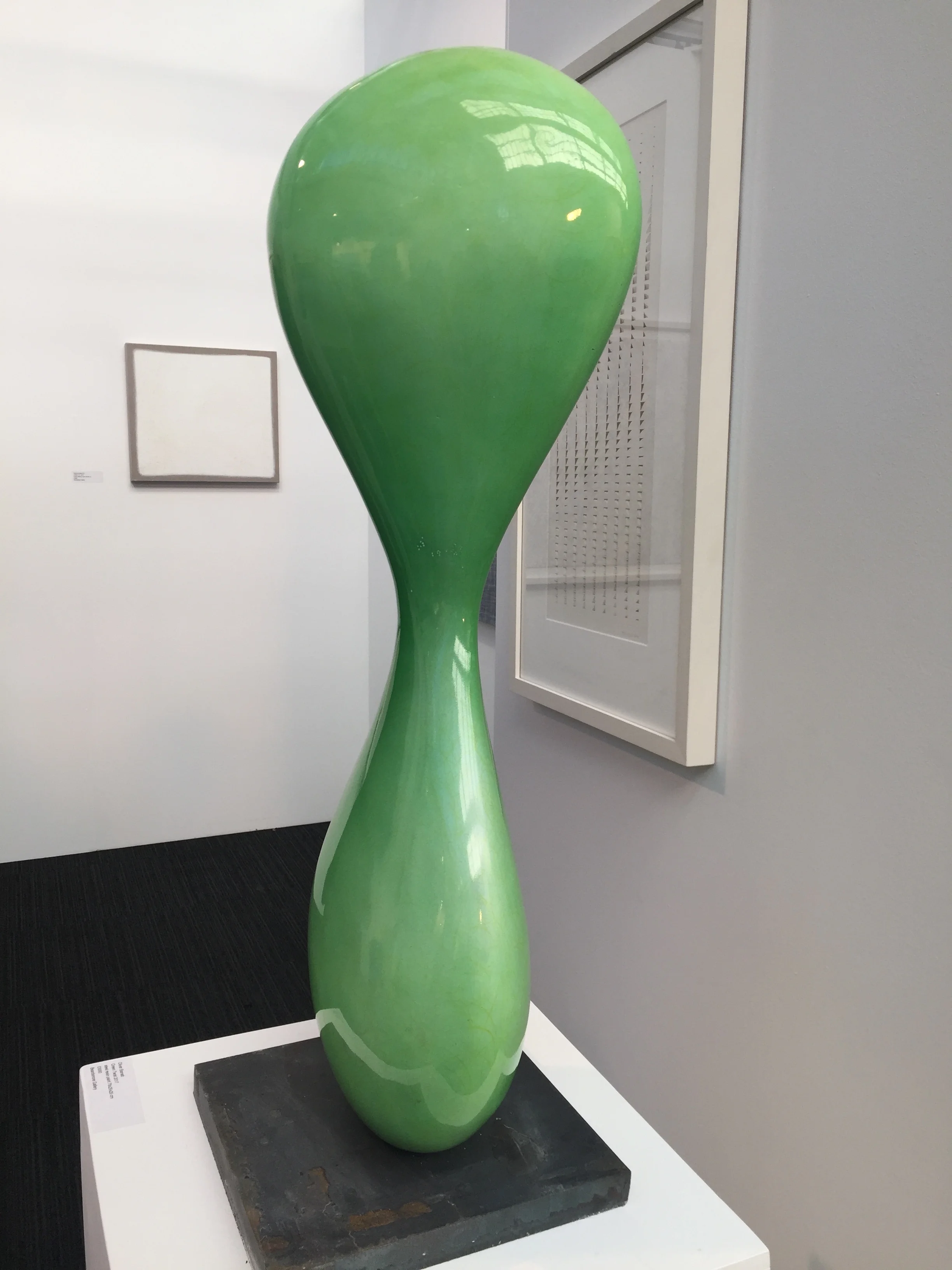 Oliver Barratt's 'Green Twist' @ Beardsmore Gallery. 