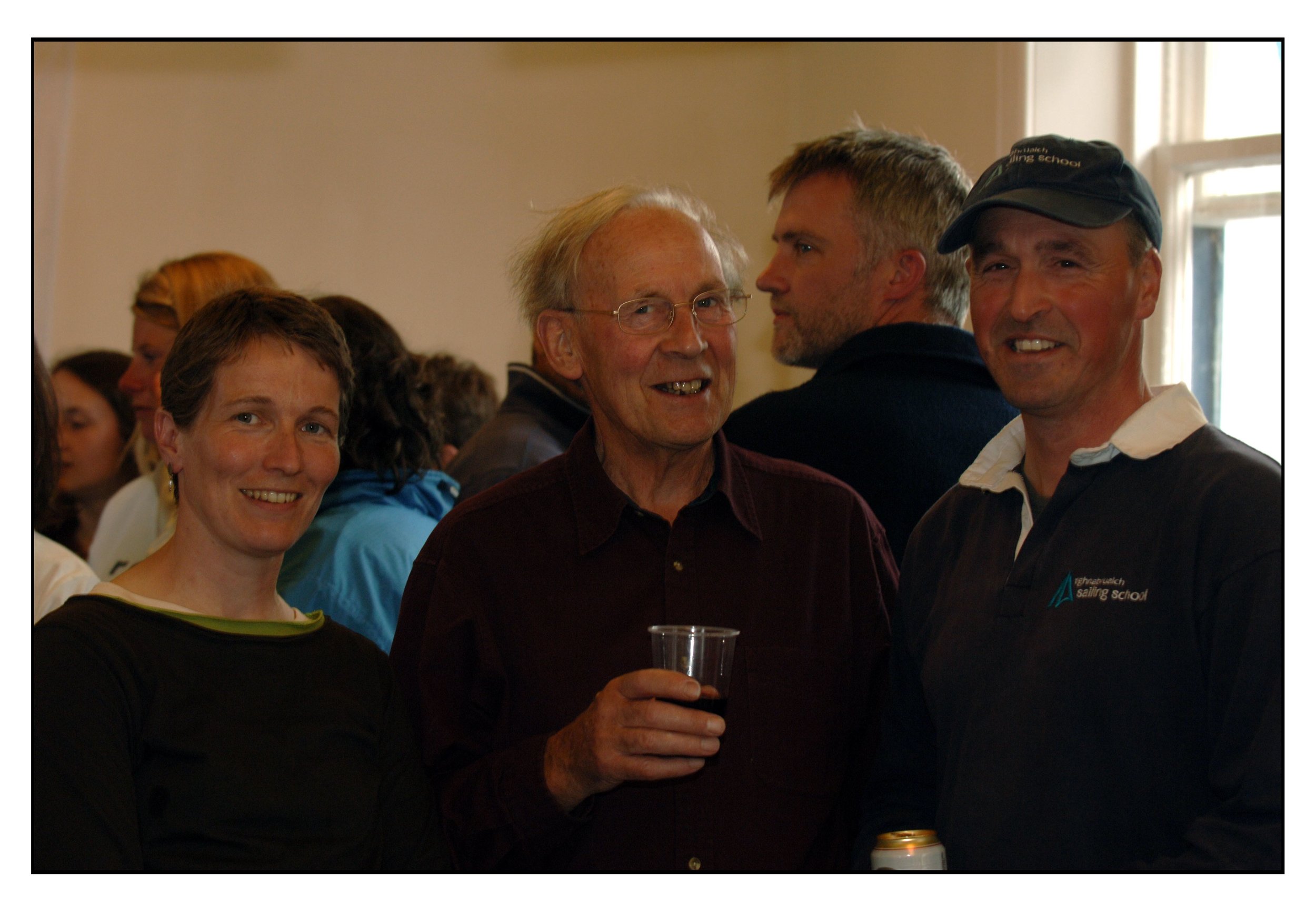 Robin with Derek and Fiona at the 40th celebrations.