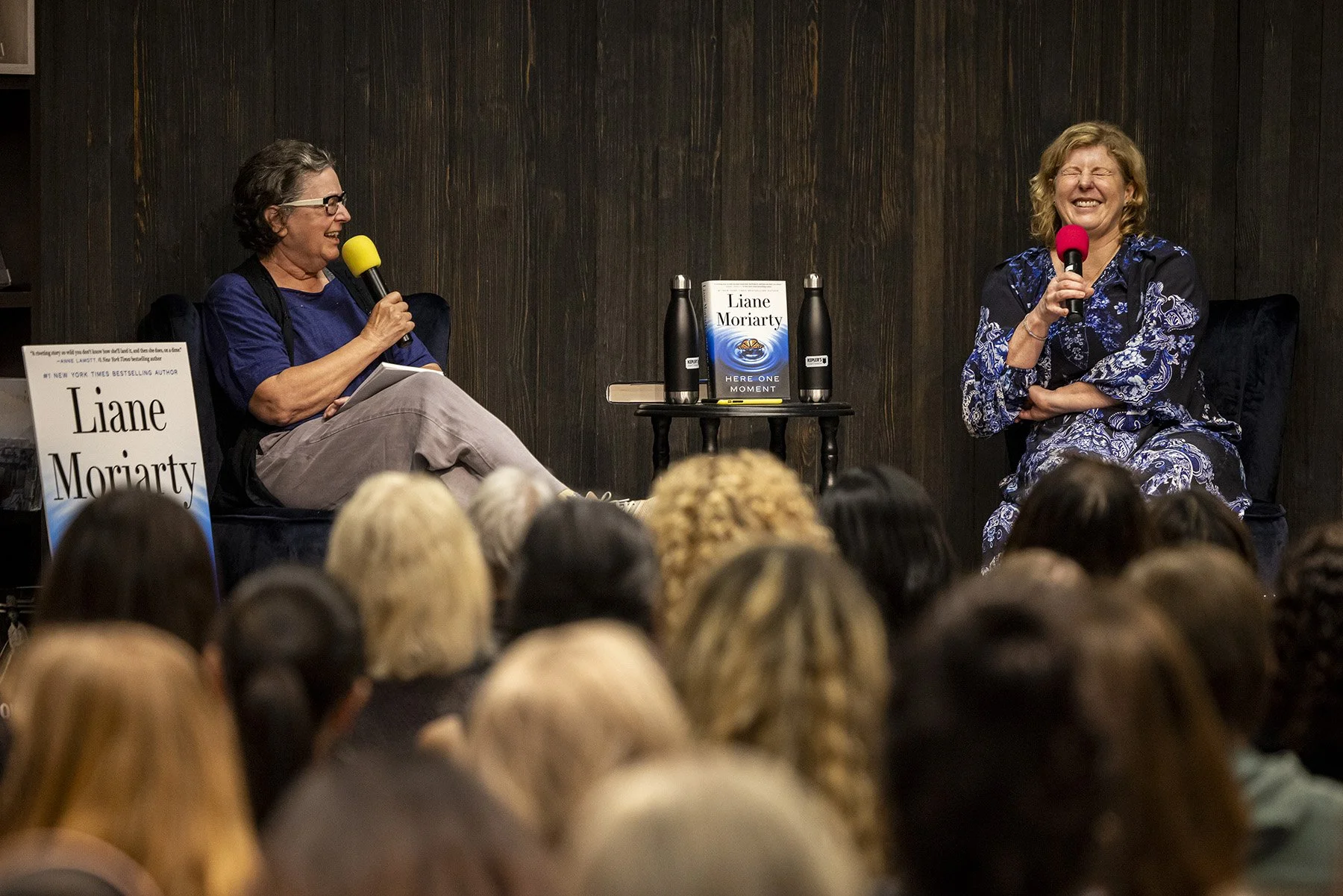 Liane Moriarty with Karen Joy Fowler