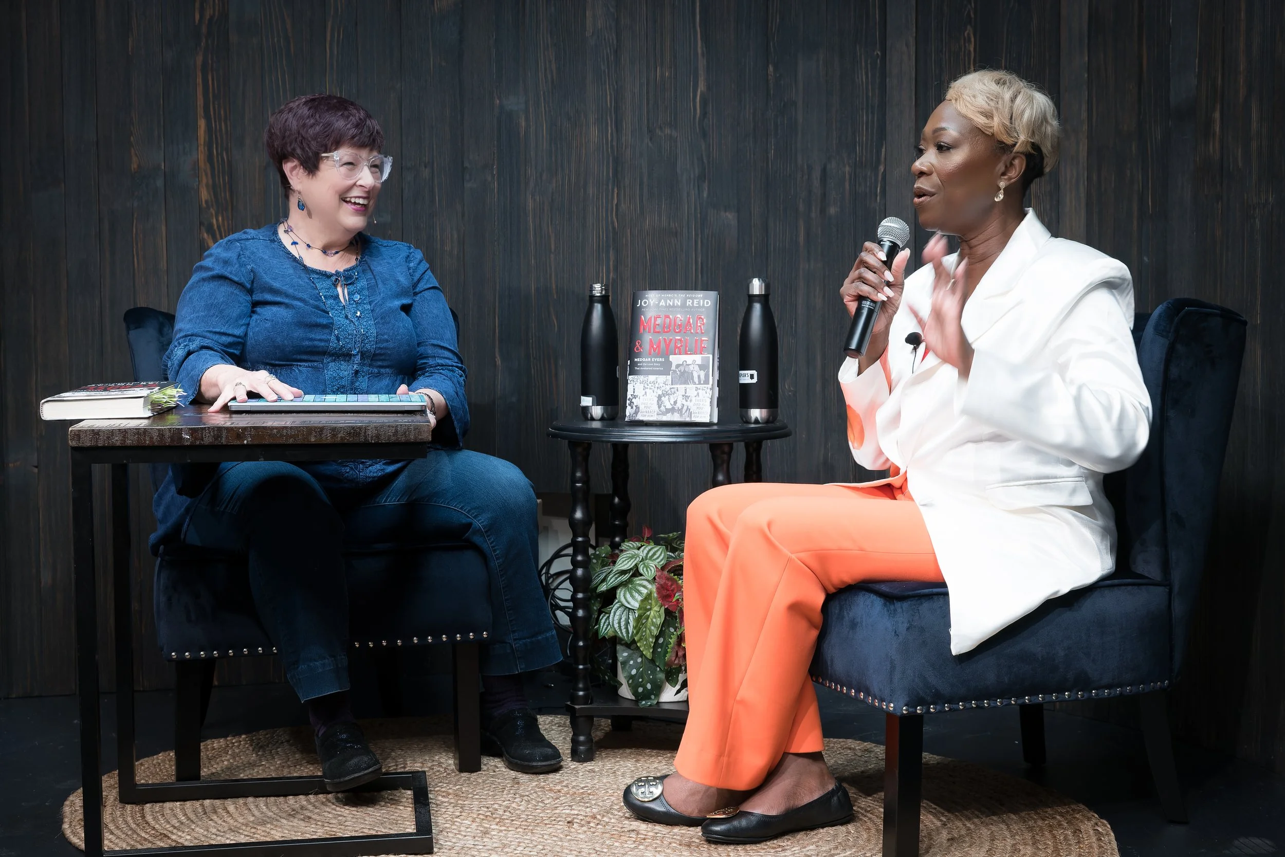 Joy-Ann Reid with Angie Coiro
