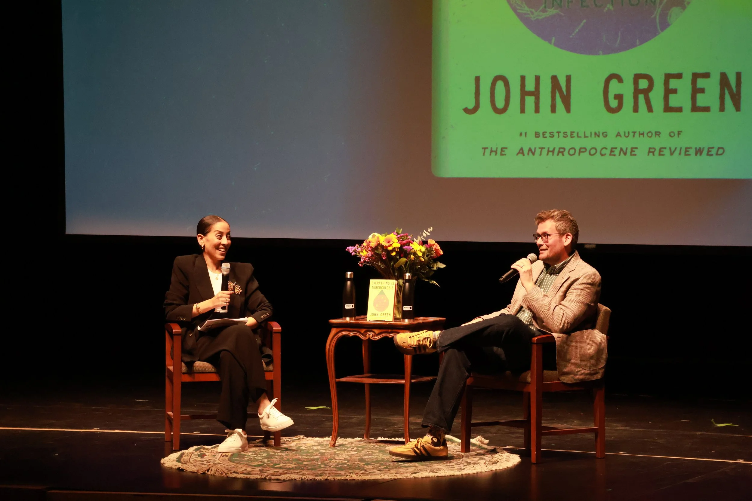 John Green with Jessica Rivera