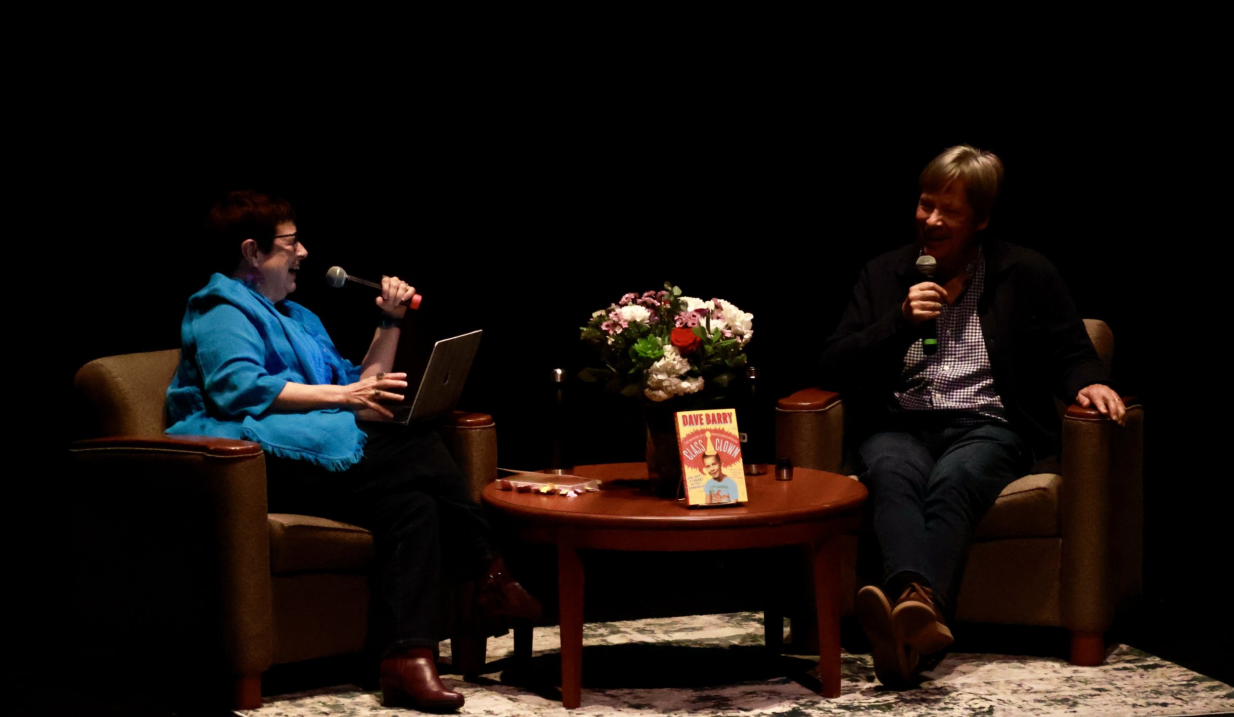 Dave Barry with Angie Coiro 