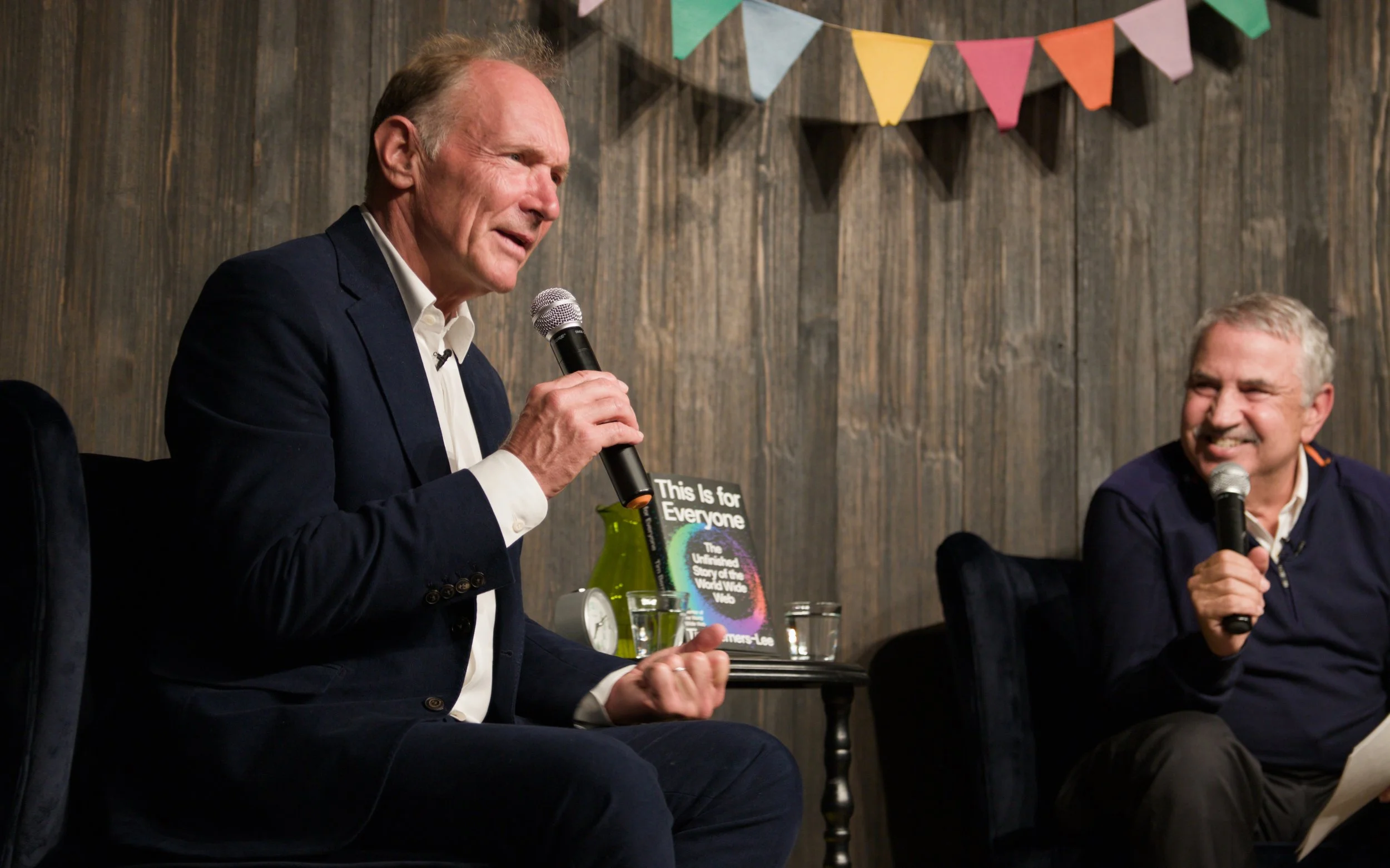 Sir Tim Berners-Lee with Thomas Friedman "This is for Everyone"