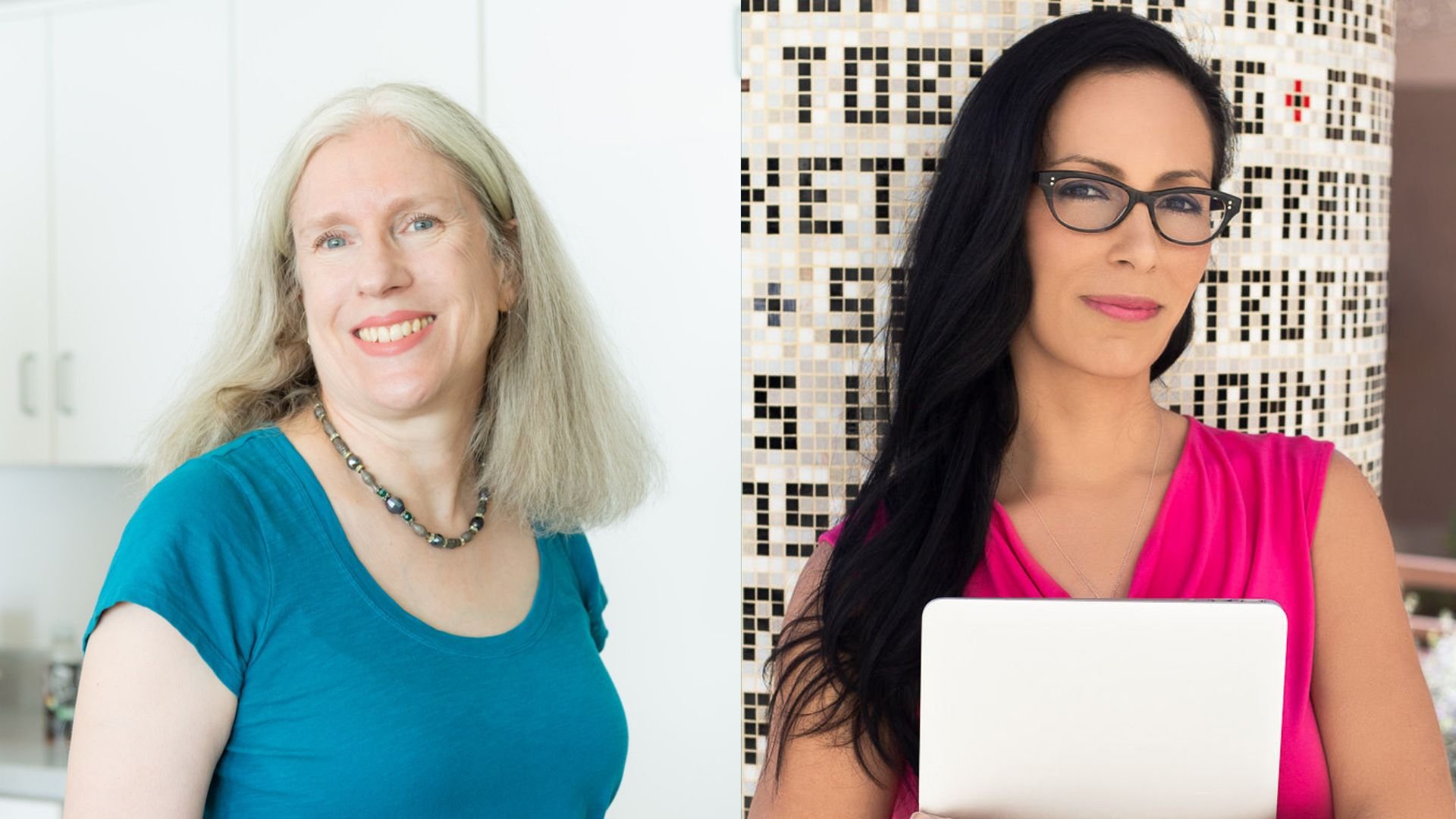 Elizabeth Dougherty and Marisa Solis with Terri Givens