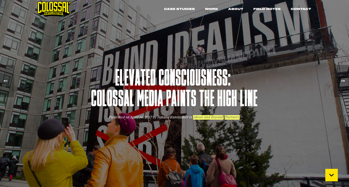 Elevated Consciousness: Colossal Paints the High Line