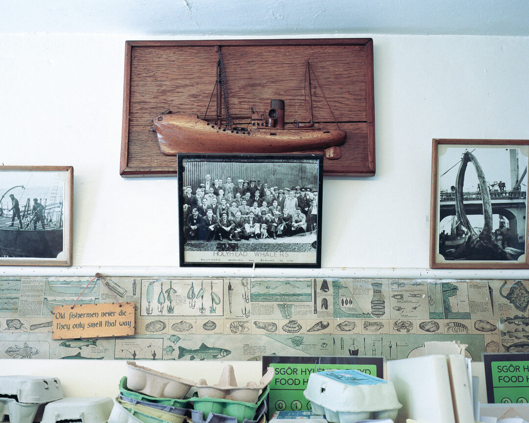 Irene Edwards, Fishmonger, Shop Shelves