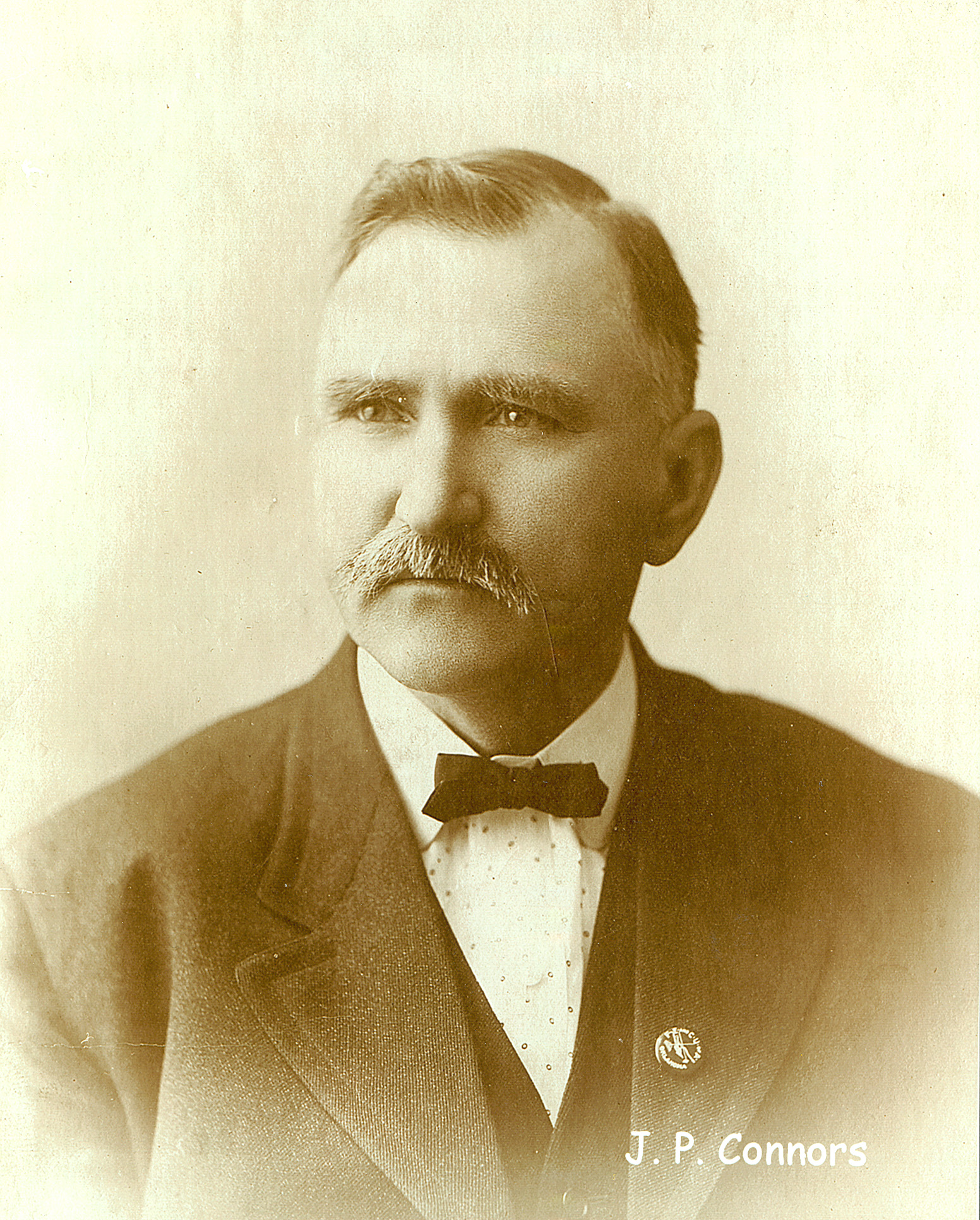 J.P. Connors (1857 - 1942) Connors and Russell were both inducted into the Oklahoma Hall of Fame in 1932.