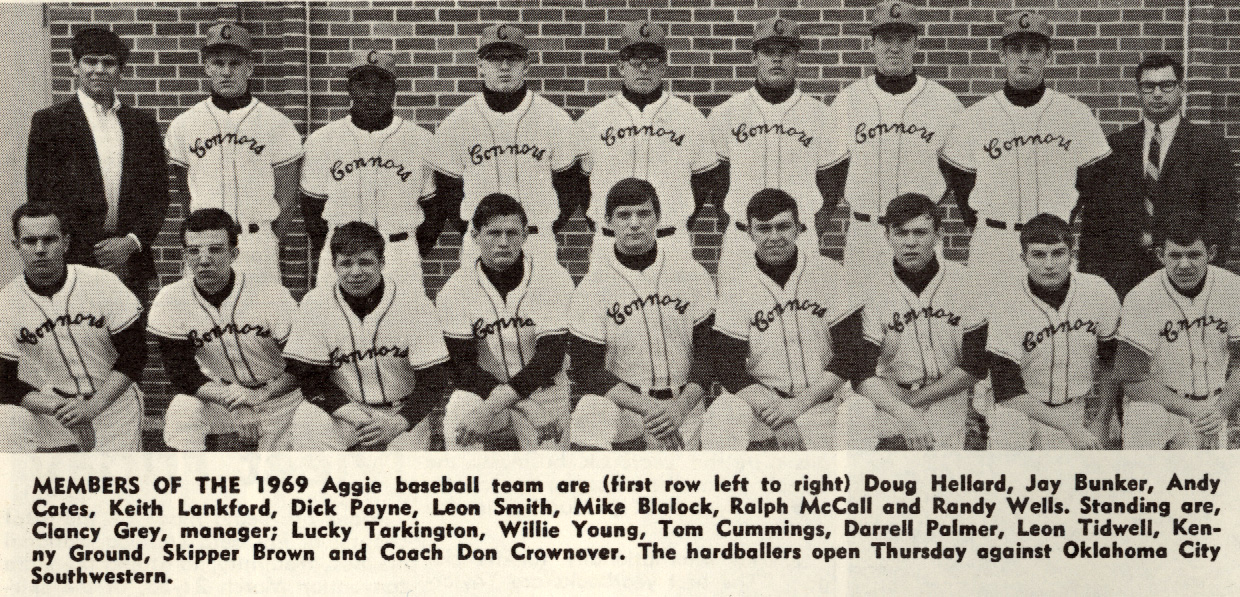 During the 1968-69 season, the Cowboys earned Conference Champion honors under Head Coach Don Crownover.