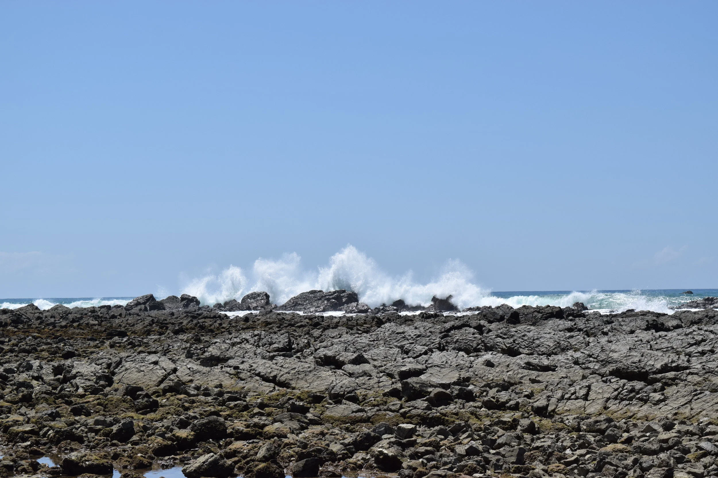  One my favorite sights....ocean waves crashing over rocks! &nbsp;Mother Nature is astonishing. 