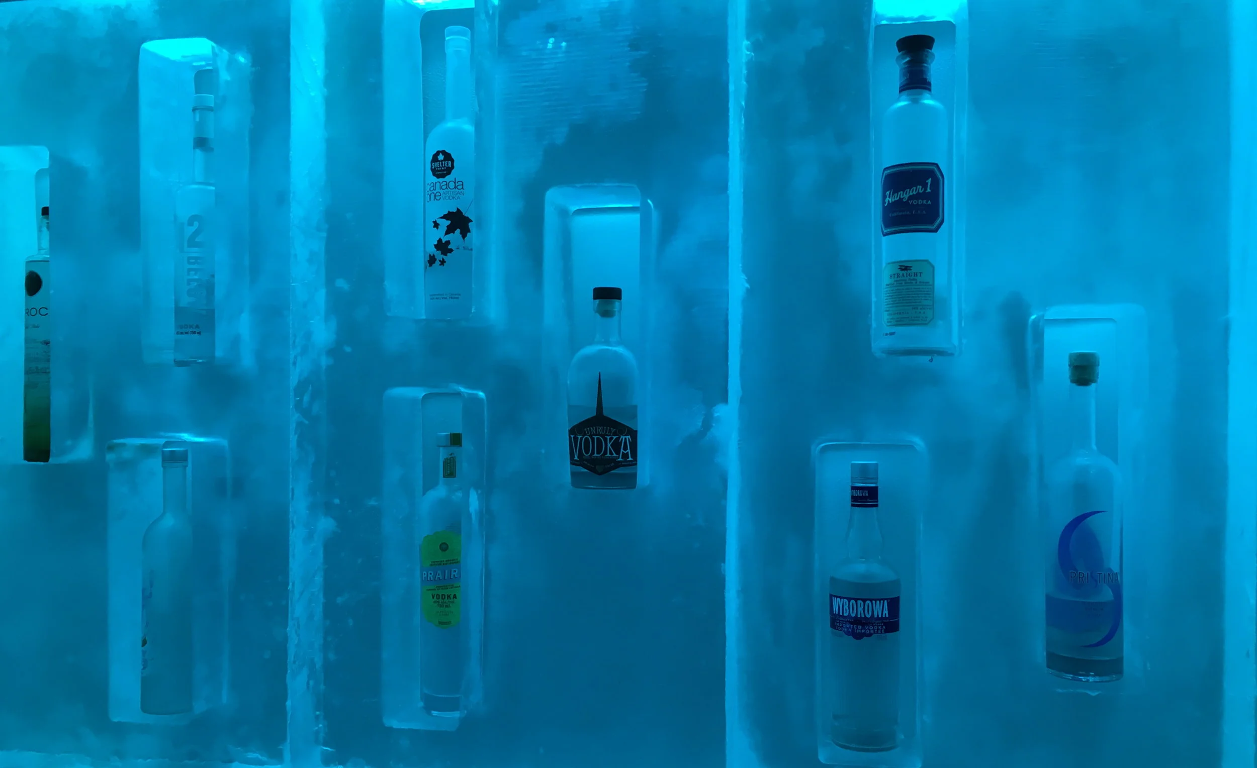  Kettle One Vodka Ice Room - need I say more? 