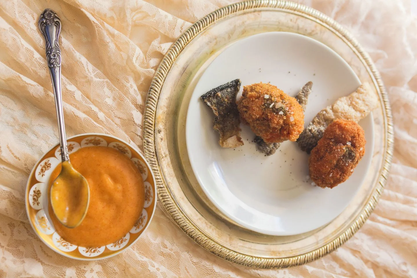 sea kelp salmon croquettes photo by Oriana Koren