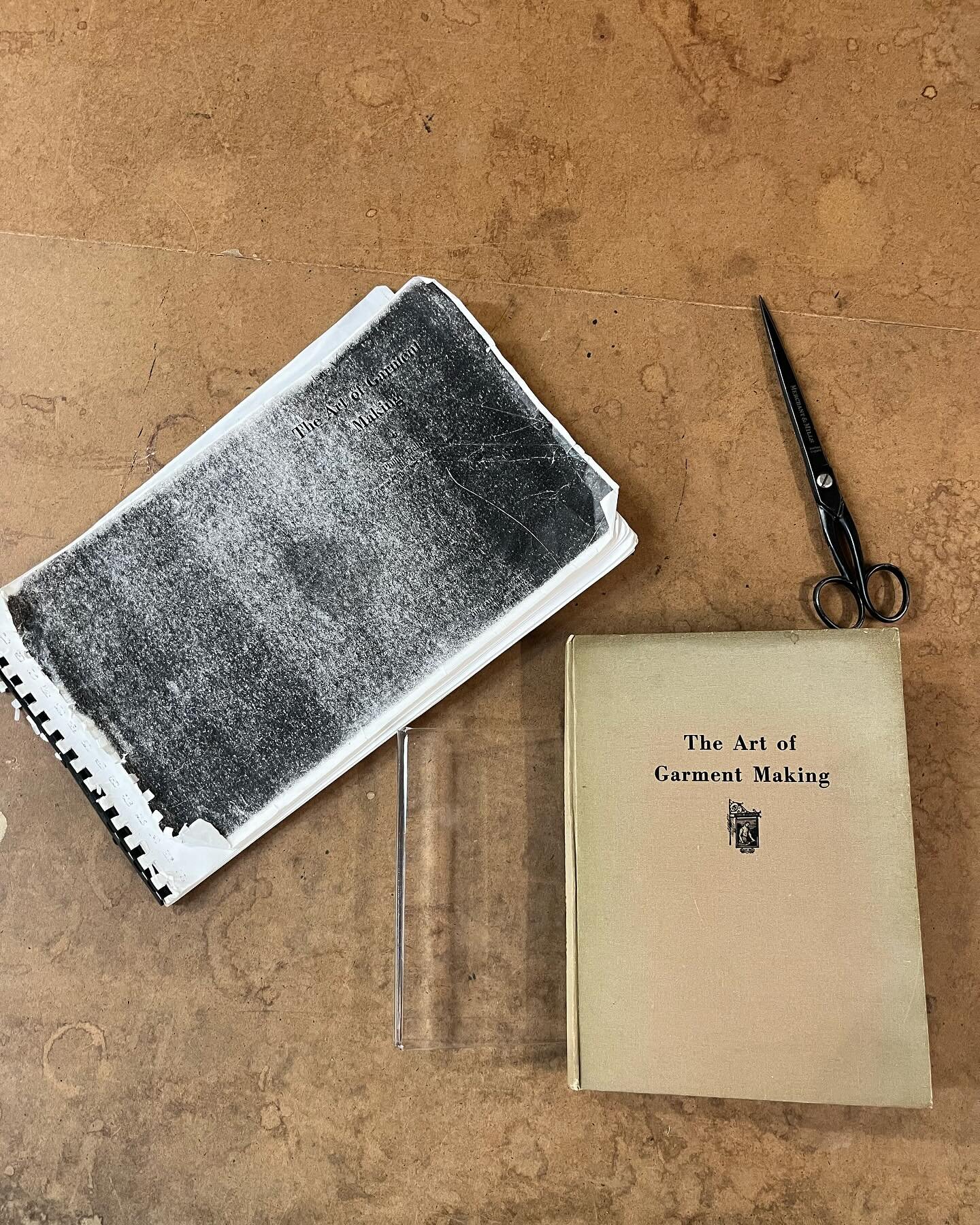 24 years later and I finally have an original copy of Phillip Dellefera&rsquo;s The Art of Garment Making. I have been referencing and working from a very loved photocopy of a photocopy made from Chris Read while I was apprenticing 24 years ago. So n