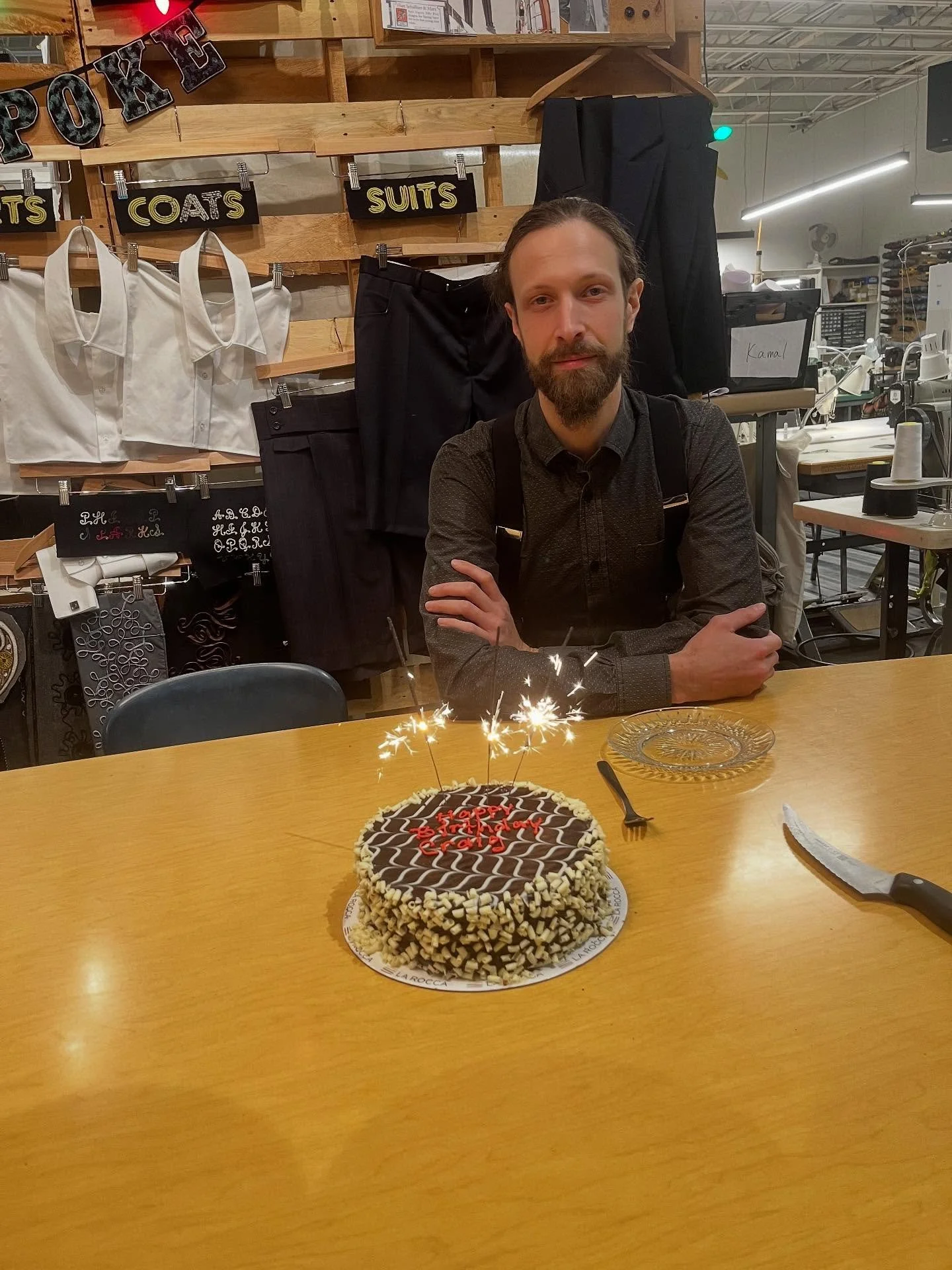 Happy Birthday Craig! #tailor #tailorshop #cake