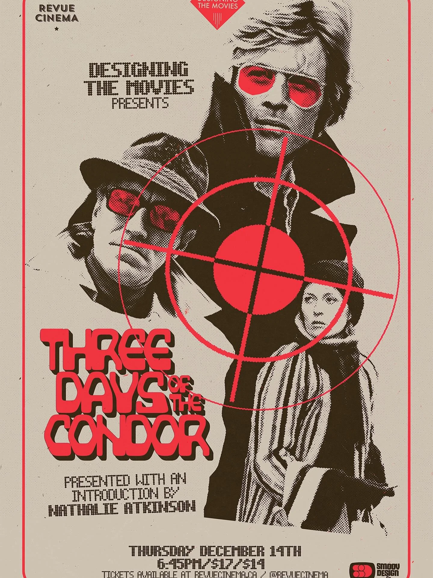 We have two pairs of tickets to give away to the Designing the Movies 50th anniversary screening of Three Days of the Condor (1975) on Thursday Dec. 11 at 6:30 pm at the Revue Cinema in Toronto&rsquo;s Roncesvalles neighbourhood. This classic conspir