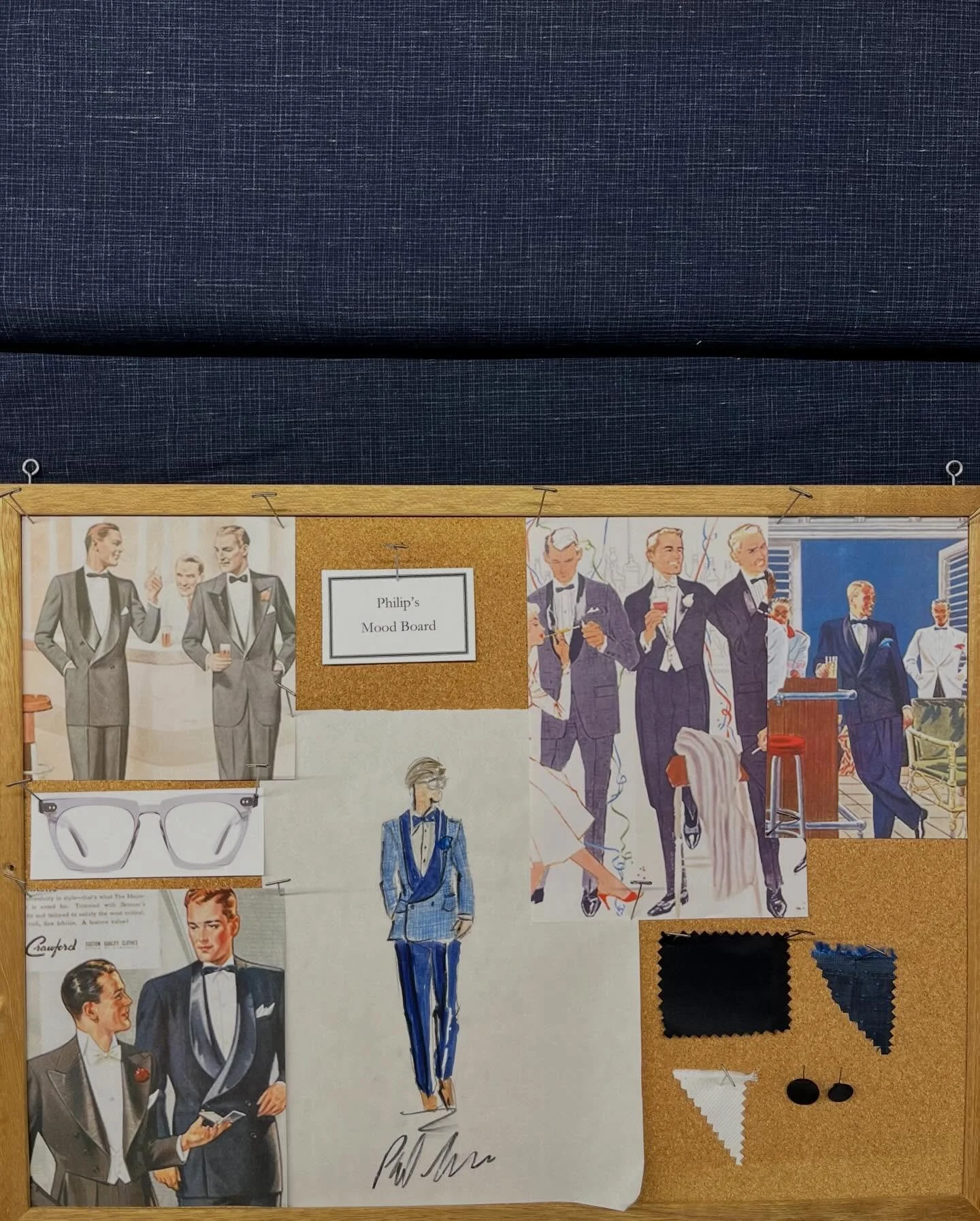 It was Philip&rsquo;s turn to create our January mood board and he&rsquo;s being optimistic. In early January, Philip is looking forward to spring wedding season and this month&rsquo;s mood board is formalwear themed.

Philip&rsquo;s proposed look ta