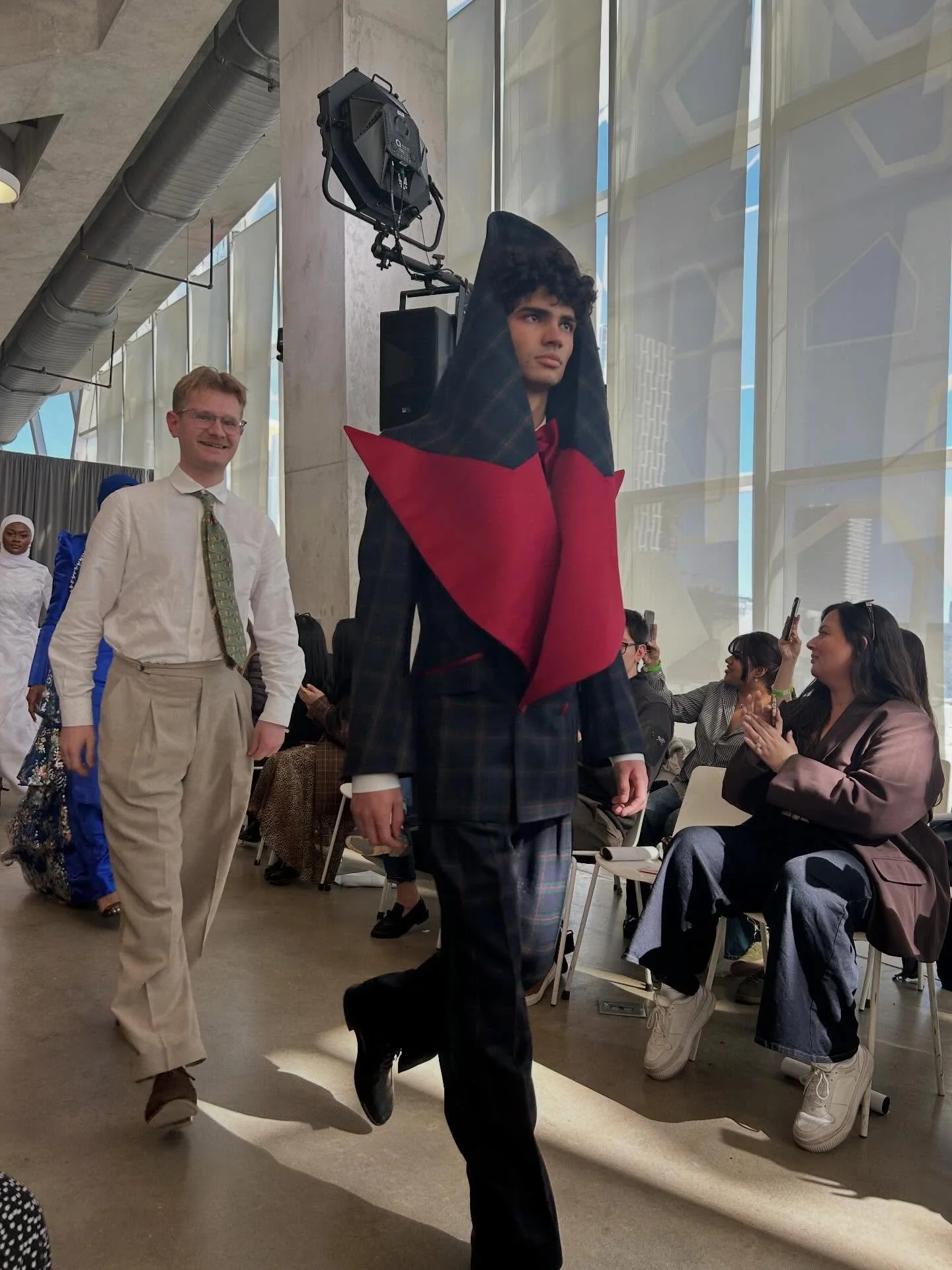 Congratulations @rafsymonds on an amazing grad collection