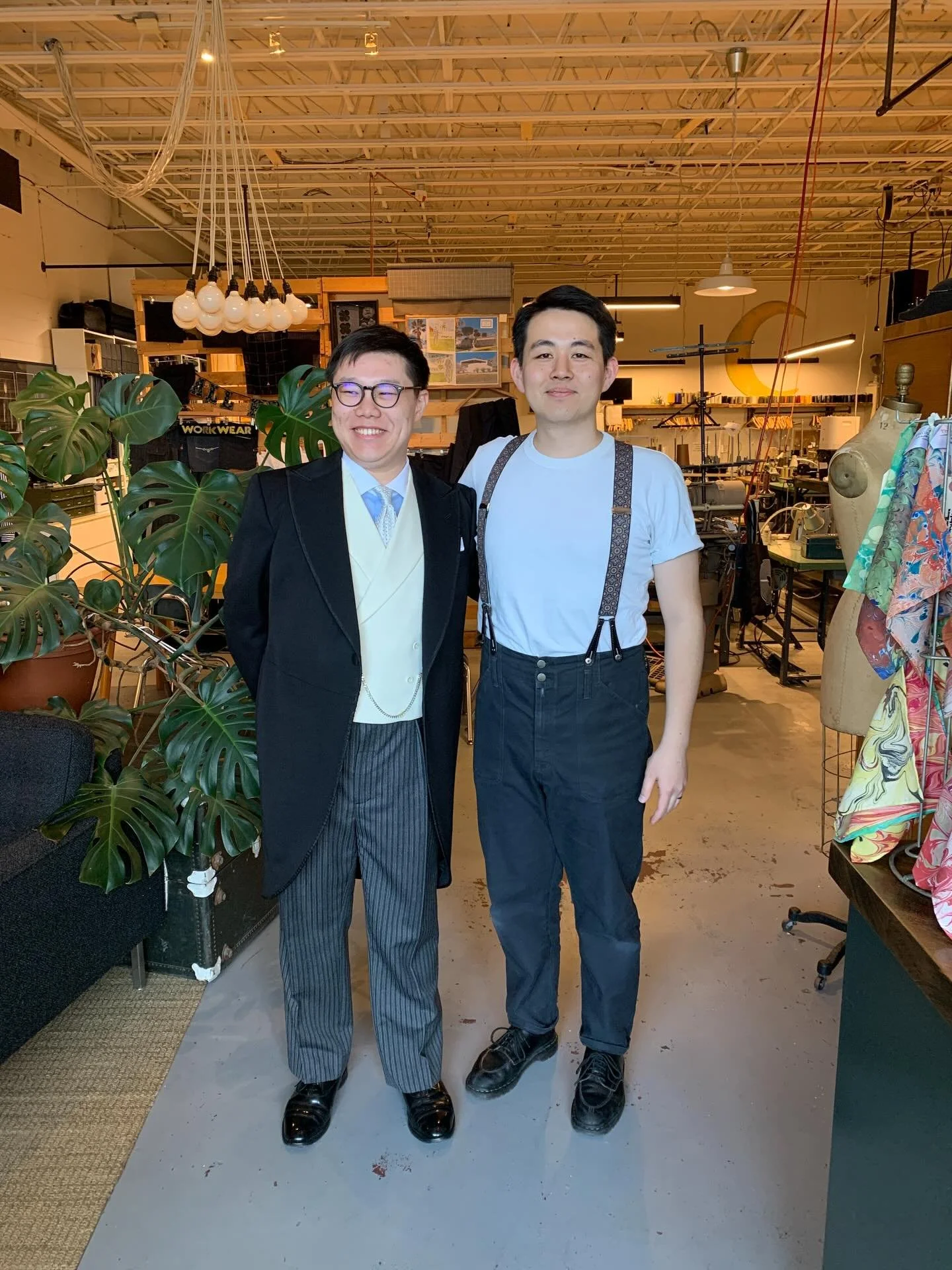 Morning Dress has been a popular wedding request this season. Takuma had a great time working on this set with ltlgabriel Congratulations Gabriel and Janice on your nuptials.

#torontotailor #bespoke #bespokesuit #weddingsuit #morningdress