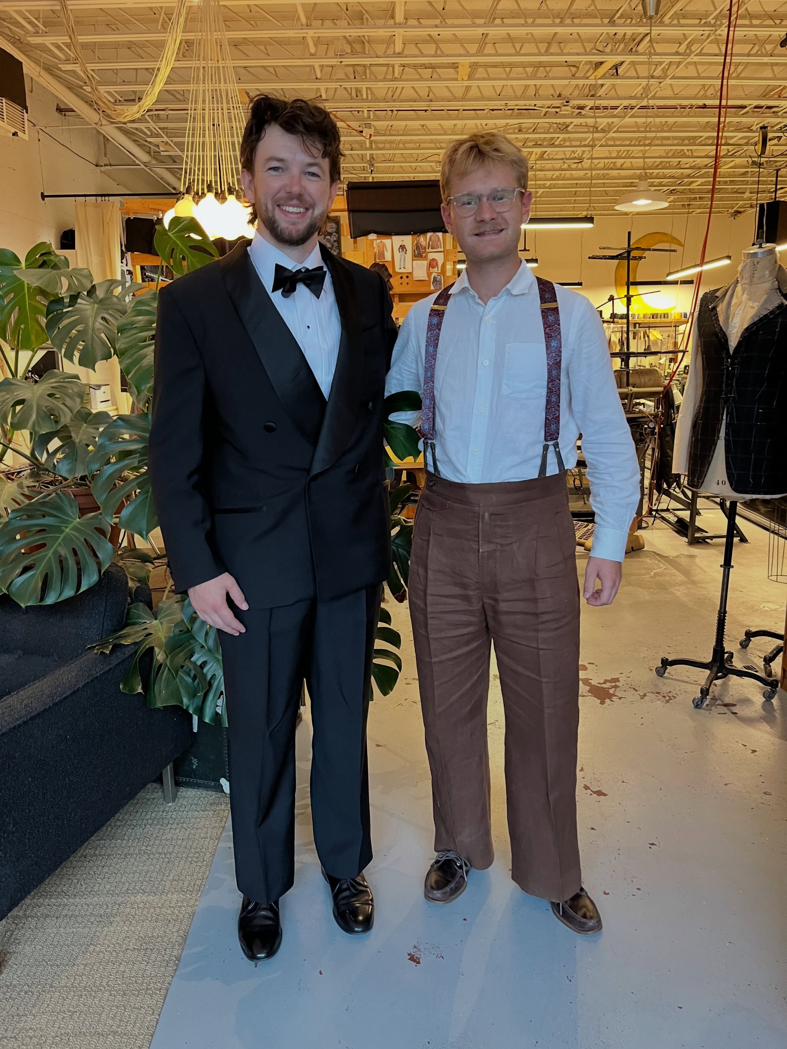 An elegant wool and mohair tuxedo cut and sewn by Tom in the shop. 

#bespoketailoring #customtailoring #woolmohair #summertuxedo #sartorial
