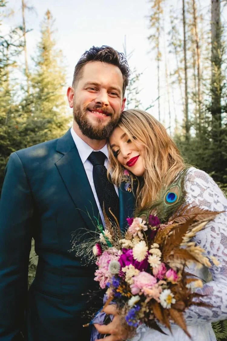 Groom wearing a bespoke classic wedding suit made at Philip Sparks Toronto tailoring studio