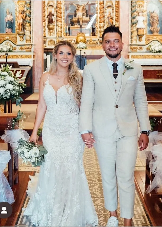 Groom wearing a Bespoke Three-Piece Wedding suit made in the Philip Sparks Toronto Tailoring Studio