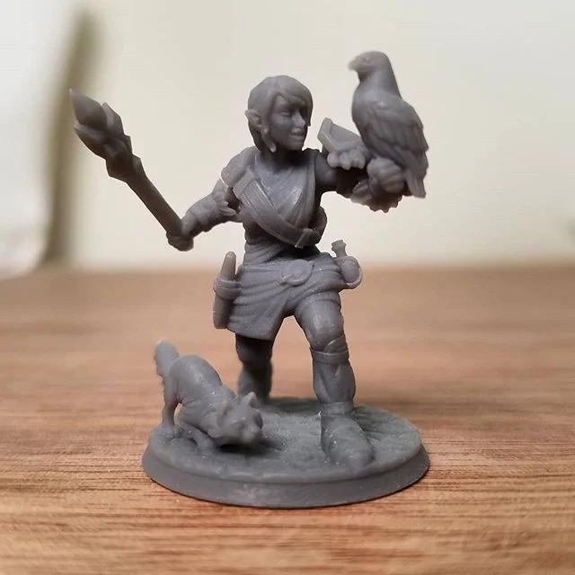 Want some awesome minis for a campaign, but don't have a printer? We have you covered! Check out our Etsy!

This lovely druid was designed on @heroforgeminis and printed on our Form2, in grey resin. 
#mini #tabletop #miniatures #rpg #dnd #dungeonsand