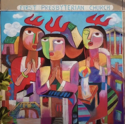  First Presbyterian Church Artist:  Hannah Crowshaw &amp; friends 
