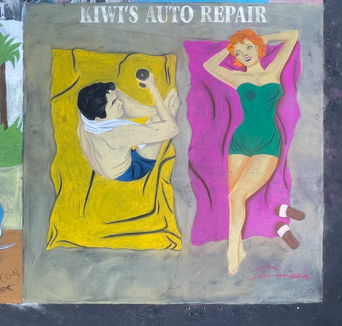  Kiwi’s Auto Repair  Artist:  Daniela Guerrero 