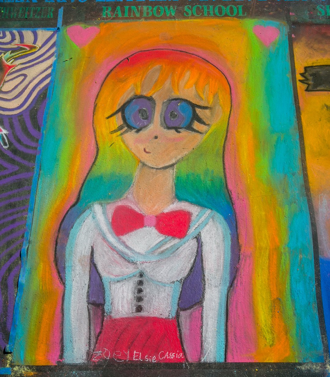  Rainbow School  Artist:  Local students 