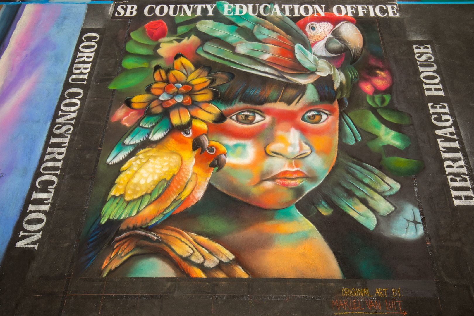  Santa Barbara County Education Office  Artist:  Delphine Louie Anaya 