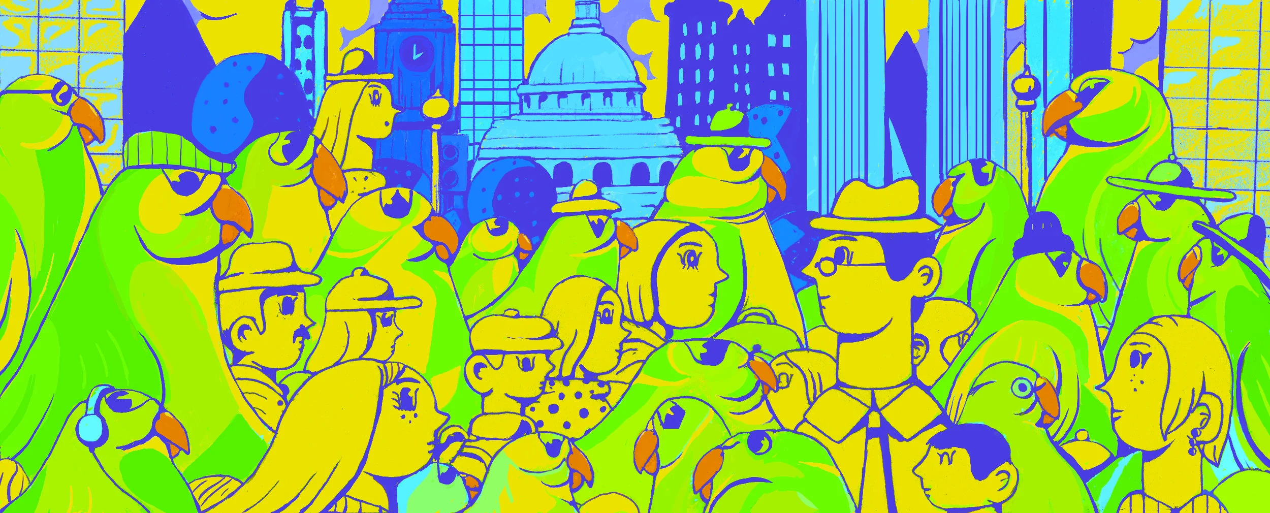"Parakeets of London" (Copy)