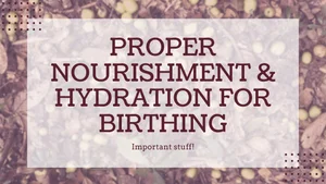 Proper Nourishment for Birthing — Important stuff! | Northern Star Doula