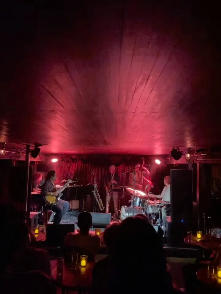 Thanks to everyone who came out last week for our @townhousevenice show. Feeling grateful for the great energy coming from the audience, and the welcoming atmosphere. Playing with @jeffparkersounds took us to some new places, hopefully we will join f