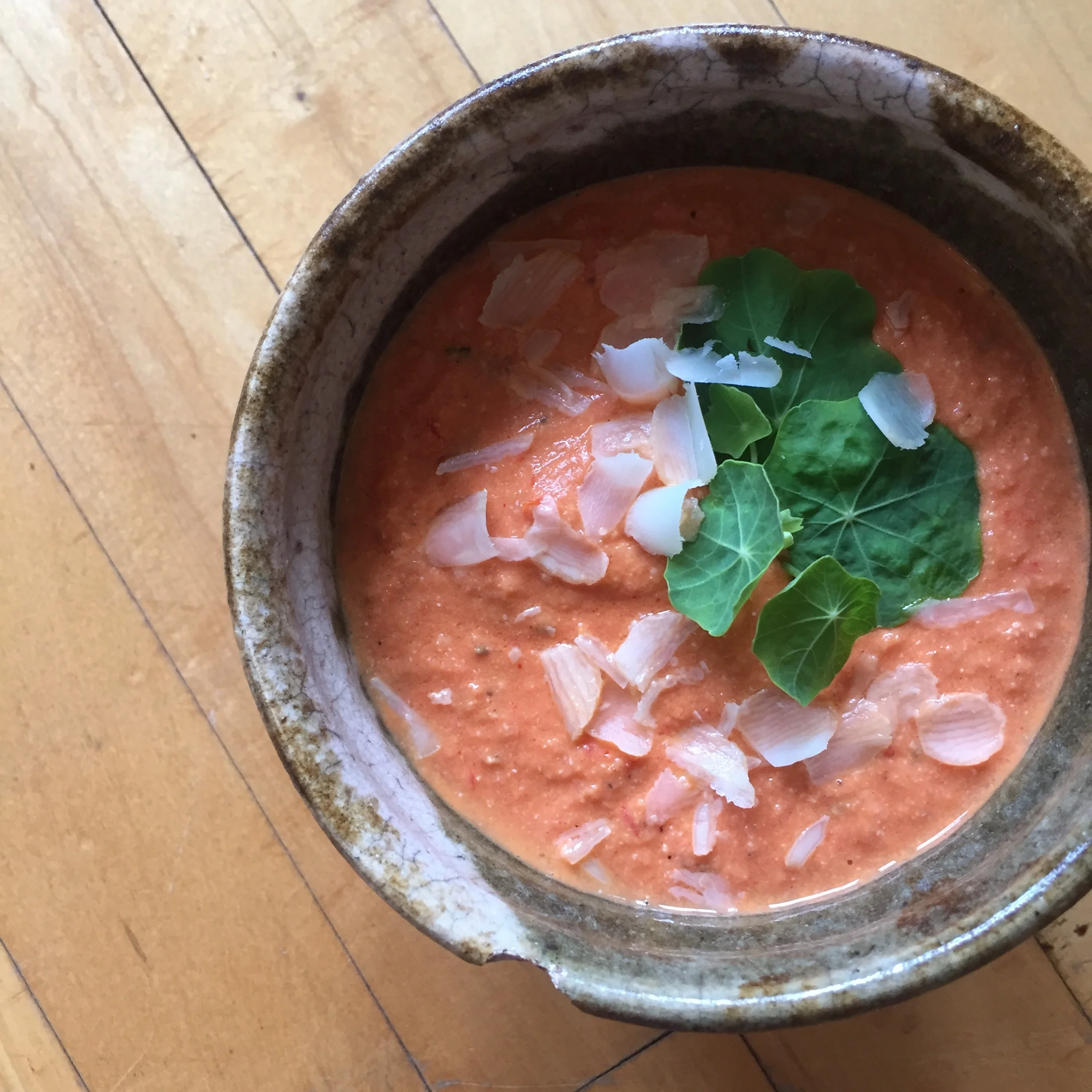 Creamy Roasted Red Pepper Soup