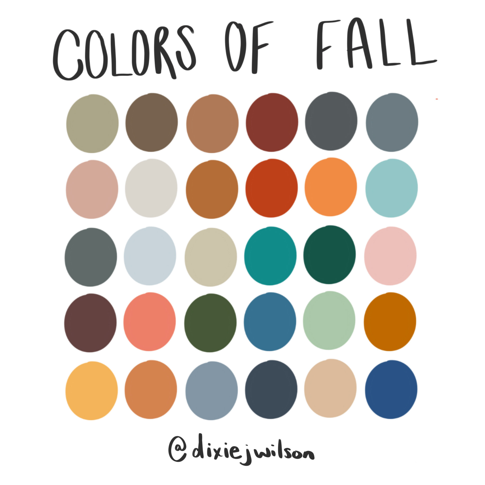 The Colors Of Fall — Dixie J Collections