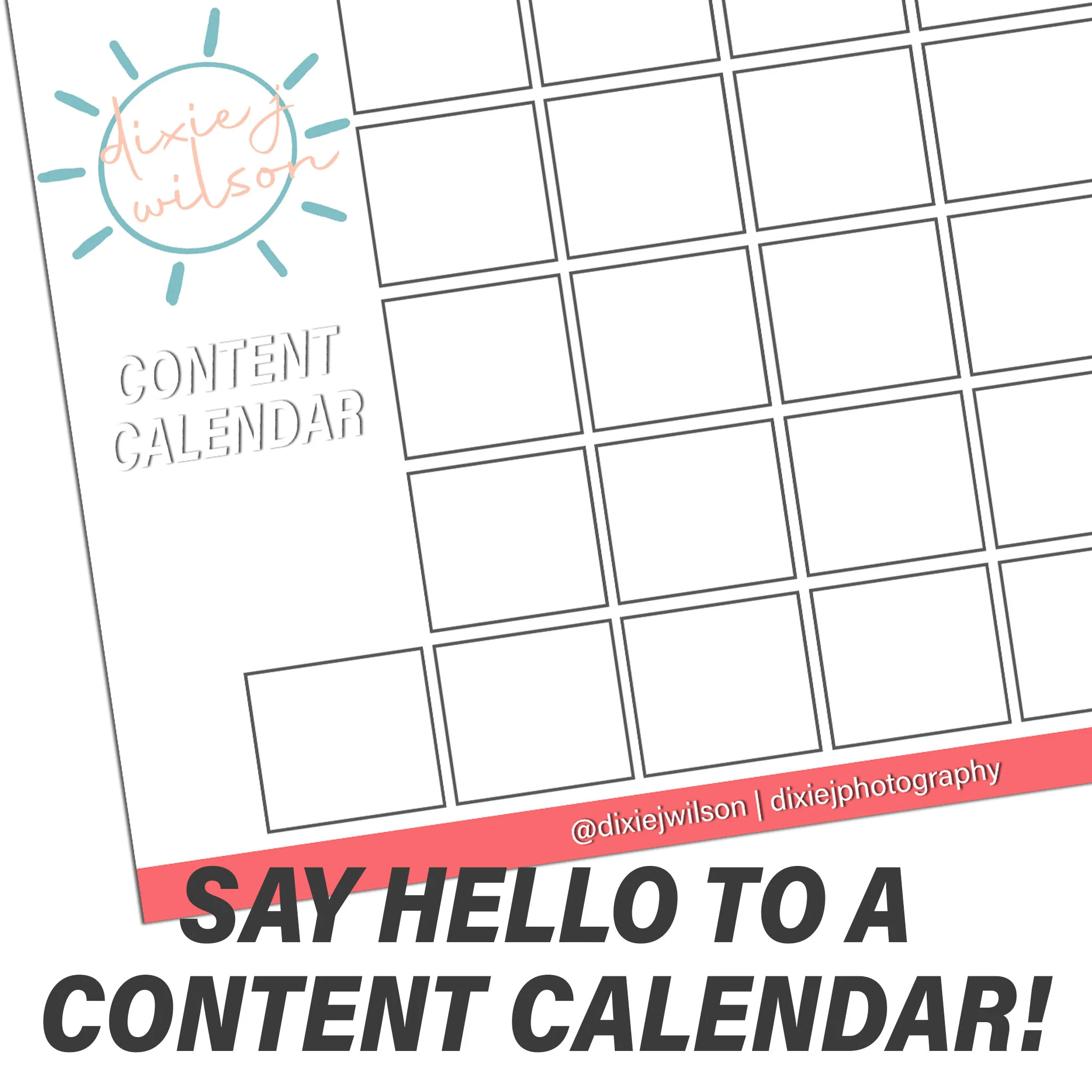 Say Hello To A Content Calendar?